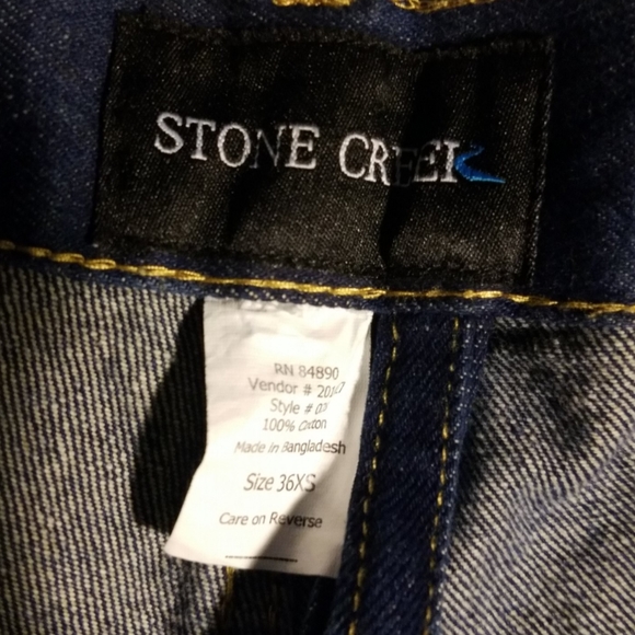 Stone Creek Short Blue Jeans Sz 36XS - Picture 4 of 5